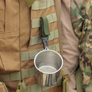 2pcs Tactical Hanging Buckle Belt