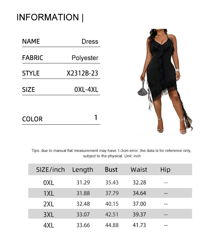 Summer Dresses for Women Plus Size Tassel Ruffle Dresses