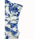 Fashion Women's All-Over Long Sleeved Printed V-neck Dress Comfortable Ankle Length Dress