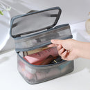 Double Layer Mesh Makeup Bag