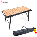 Portable Camping Folding Removable Wood Table Gas Stove