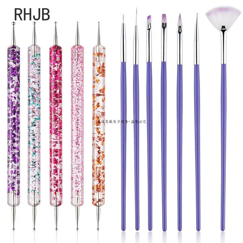 12pcs purple color