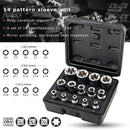 14 Pieces Impact Bolt & Nut Remover Set