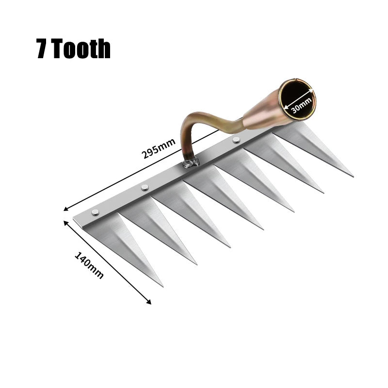 Iron Gardening Hoe Weeding Rake