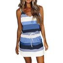 Sleeveless Dress for Women Clothing 2024 Summer Vacation Pullover Beach Sundress Female Korean Fashion Slim Sexy Short Dresse M
