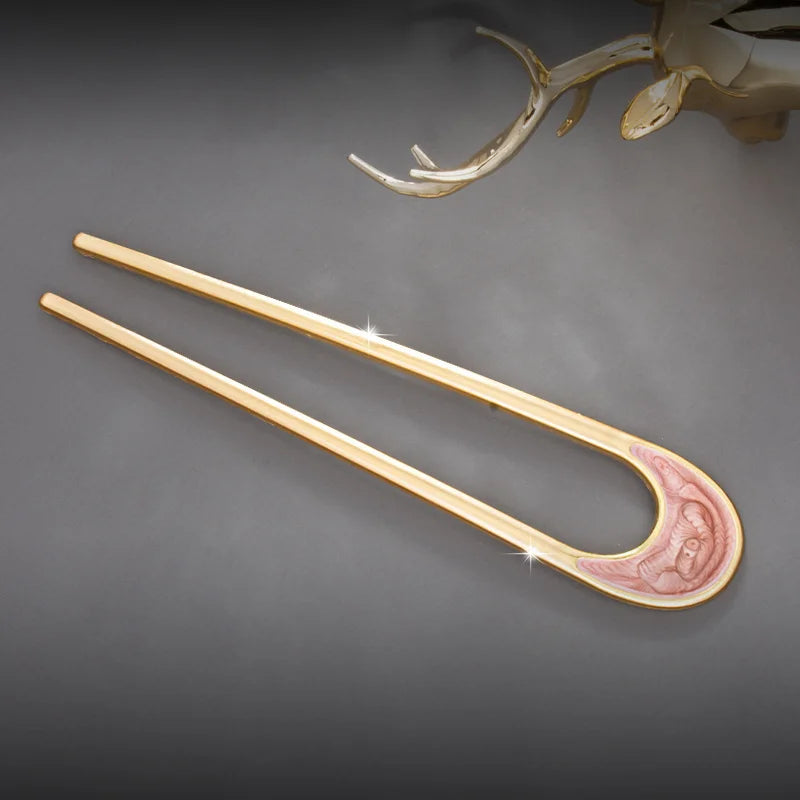 Shell Enamel Hairpin