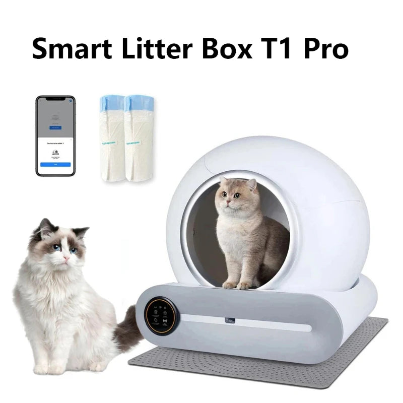 Fully Closed Electric Deodorising Litter Pan Rubbish Bag