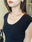 Women's Sleeveless Knit Black Maxi Dress – Elegant Slim Fit Bodycon Summer Long Dress Chic Viscose Old Money Style