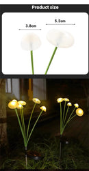 LED Solar Jellyfish Mushroom
