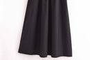 Fashion temperament European and American style summer women's clothing new two-color splicing long vest dress