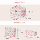 1pcs Quilted Cotton Makeup Bag