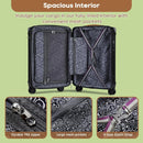 5pcs Black Luggage Set