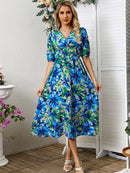 Women's Spring Floral Print Dress