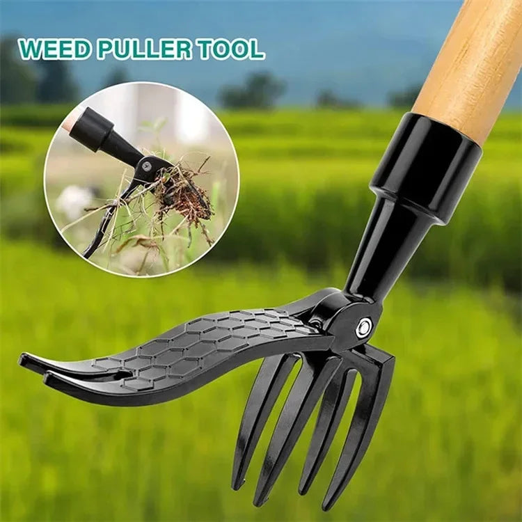 Stand Up Weed Puller Tool