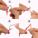 50/100PCS Soft Lure Bass Bream Bloodworm Fishing Earthworm