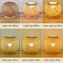 Contemporary Bamboo Weaving Table Lamp