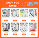 9KM Steel Fishing Hooks