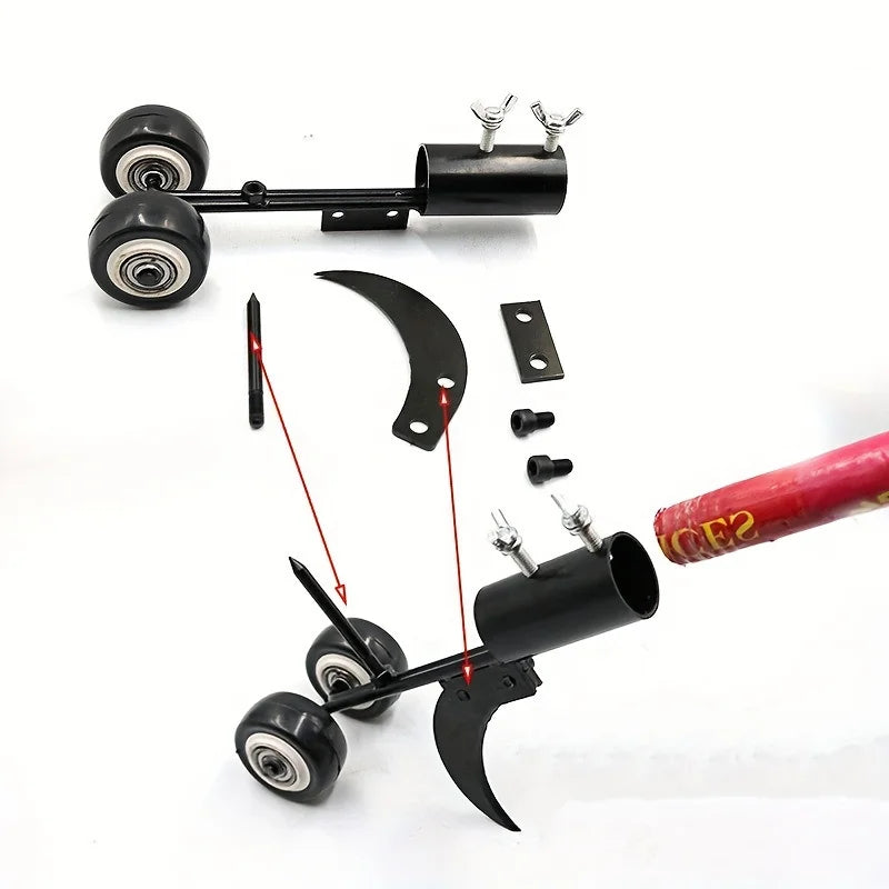 1pc Multi-Functional Heavy-Duty Metal Garden Weed Killer Roller