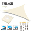 Waterproof Triangle Sun Shade Sail Canopy