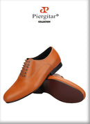 Piergitar 2023 Black And Brown Genuine Leather Men Loafers For Party Handmade Lace-up Men's Formal Shoes Classic Dress Shoe