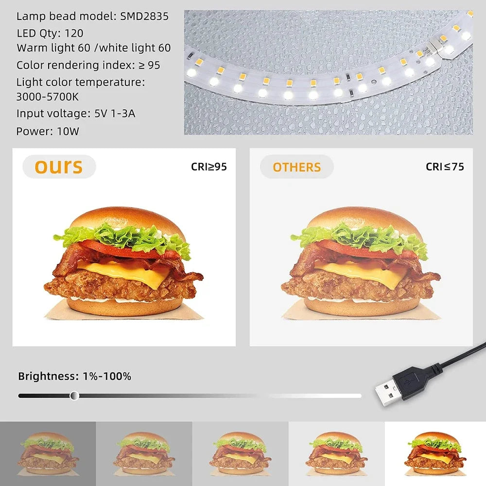 Lightdow Photo Studio Light Box Kit