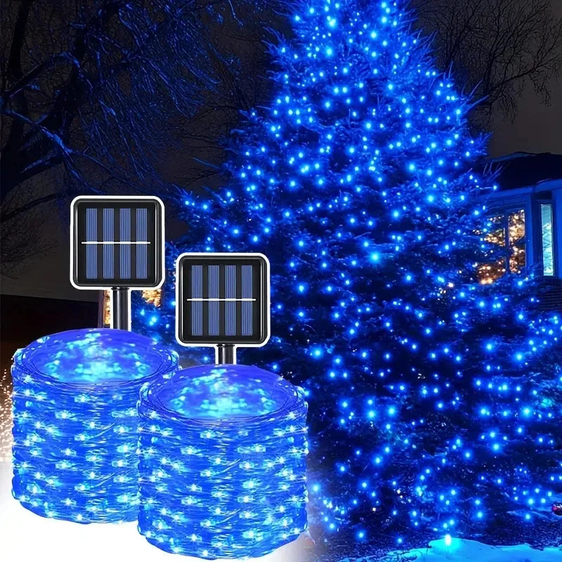 1 Set of Waterproof Outdoor Solar Light Strings