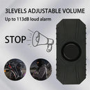 Wireless Bicycle Vibration Alarm USB Charge Waterproof Motorcycle Electric Bike Alarm Remote Control Anti Lost Security Sensor