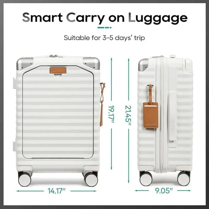 20 inch Front Opening Carry on Suitcase