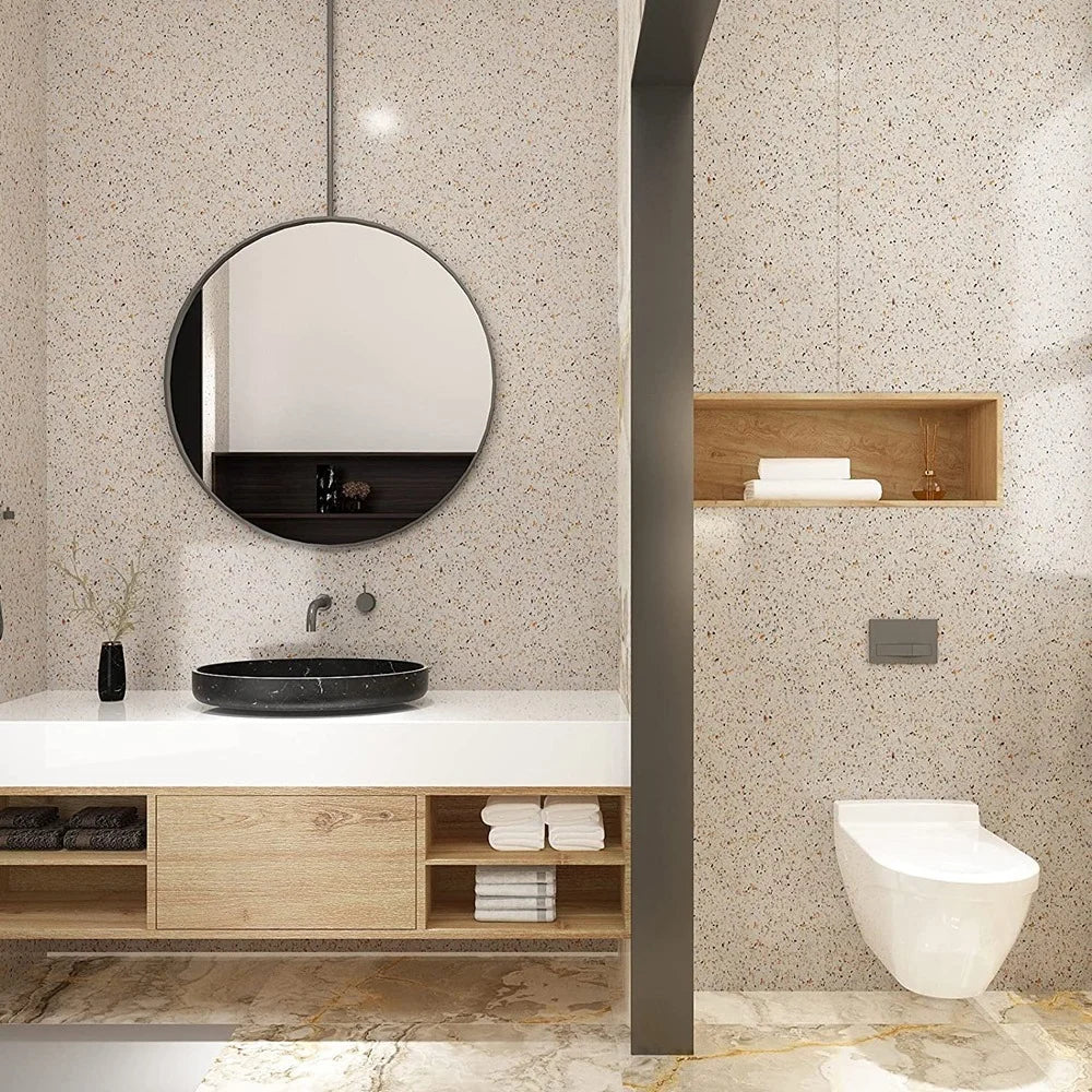 Waterproof Oil-Proof Terrazzo Countertop Wallpaper