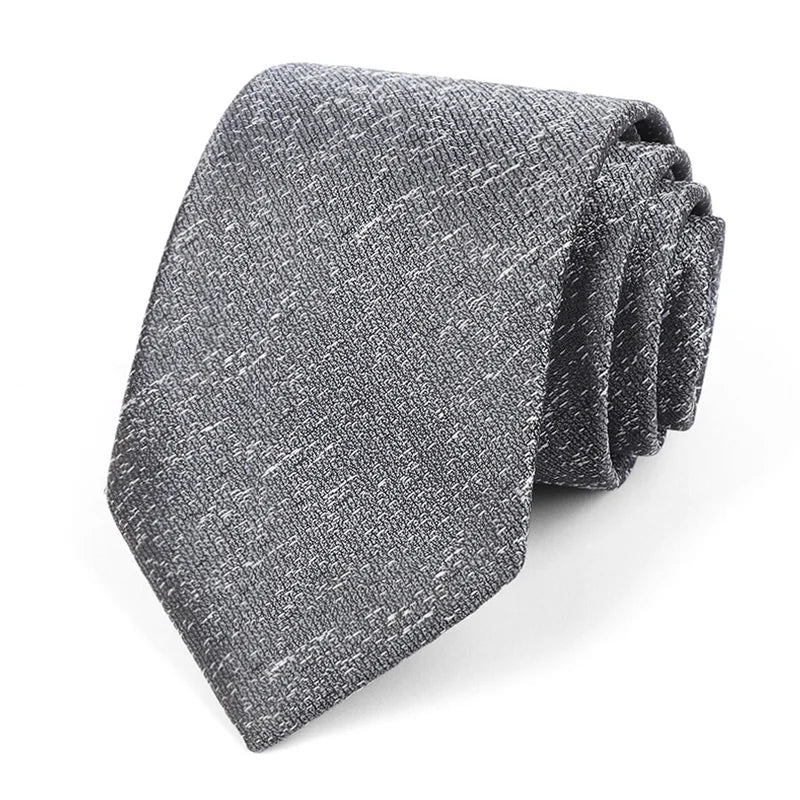 Fashion 8CM Mens Necktie Silver Light Grey Color Stripes Floral Plaid Ties For Man Groom Neck Tie For Business Wedding Party