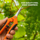 Straight-bladed pruning shears
