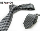 New 7CM Mens Ties Striped Necktie Formal Classic Business Neck Ties Jacquard Woven Necktie For Men Groom Wedding Party Neckwear
