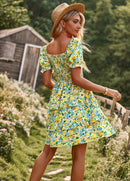 Women's Flower Print Dress