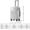1 piece combination lock carry-on multi-purpose travel luggage