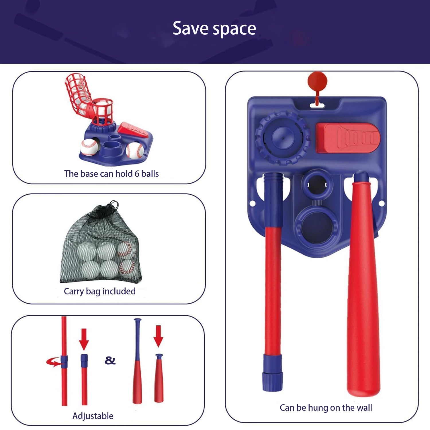 Children's Baseball Launcher Training Set