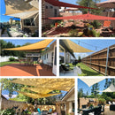 Waterproof Triangle Sun Shade Sail Canopy