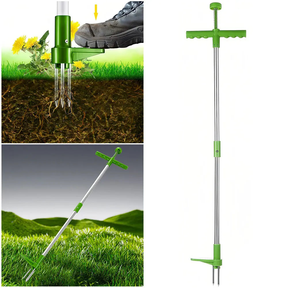 Stand Up Weeder Root Removal Tool