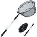 Fishing Net Aluminum Alloy Telescopic Rubber Handle