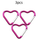 Heart Shape Keychain Clip