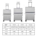 20 inch Aluminum Boarding Box Front Opening Suitcase