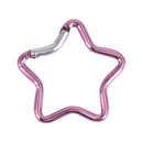 Aluminum Outdoor Star Shaped Spring Locking Carabiner Clip