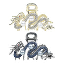 Blue Dragon Hairpin With Pearl Hair Claw