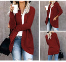 Autumn Long Cardigan Women Jumper Fashion Loose Coat Ladies Knitted Outerwear Ropa Mujer Clothes Woman Sweater Jacket Pull Femme