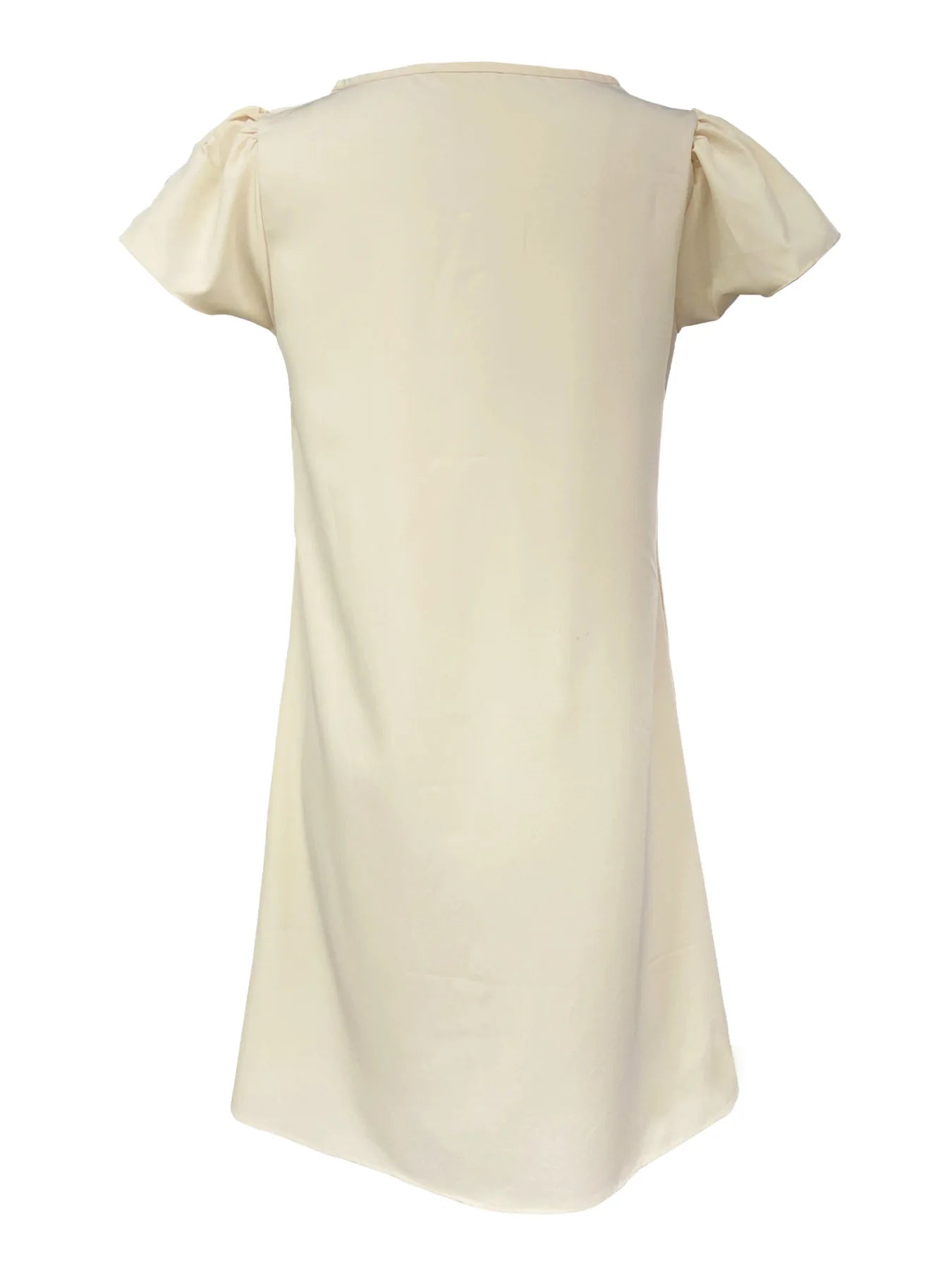 2024 Spring Summer Women's V-Neck Midi Dress Soft Stretch Office Casual Chic Solid Color No Belt Included