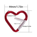 Aluminum Outdoor Star Shaped Spring Locking Carabiner Clip