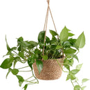 Garden Hanging Planter Macrame Plant Storage Basket Jute Rope Woven Indoor Outdoor Flower Pot Holder Plant Hangers Home Decor