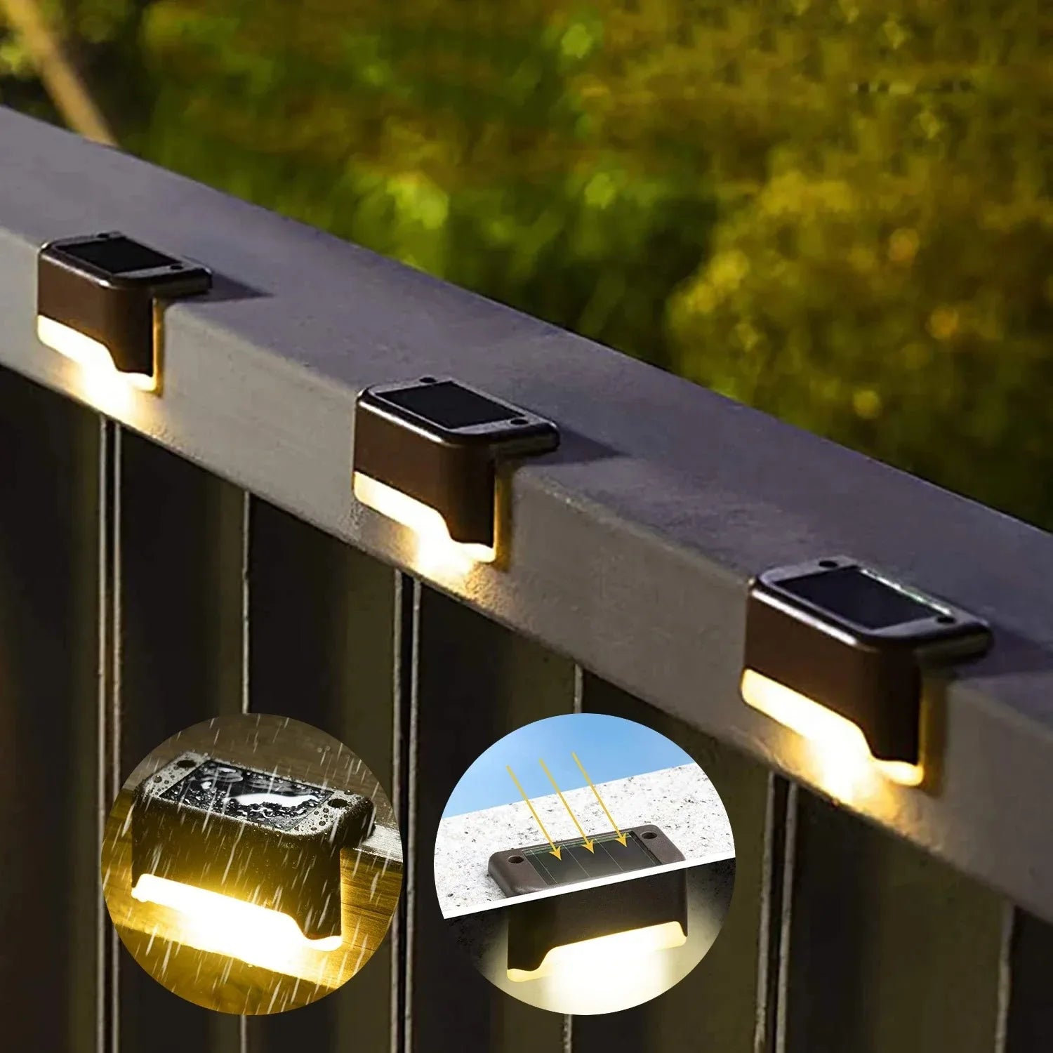 Outdoor Solar LED Deck Lights