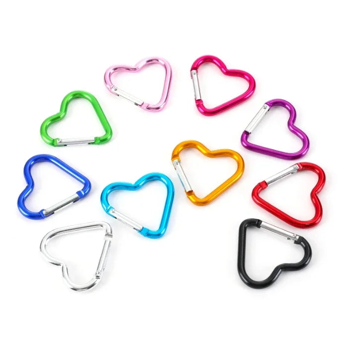 Heart Shape Keychain Clip
