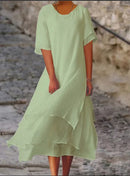 Women's Spring Long Irregular Dress