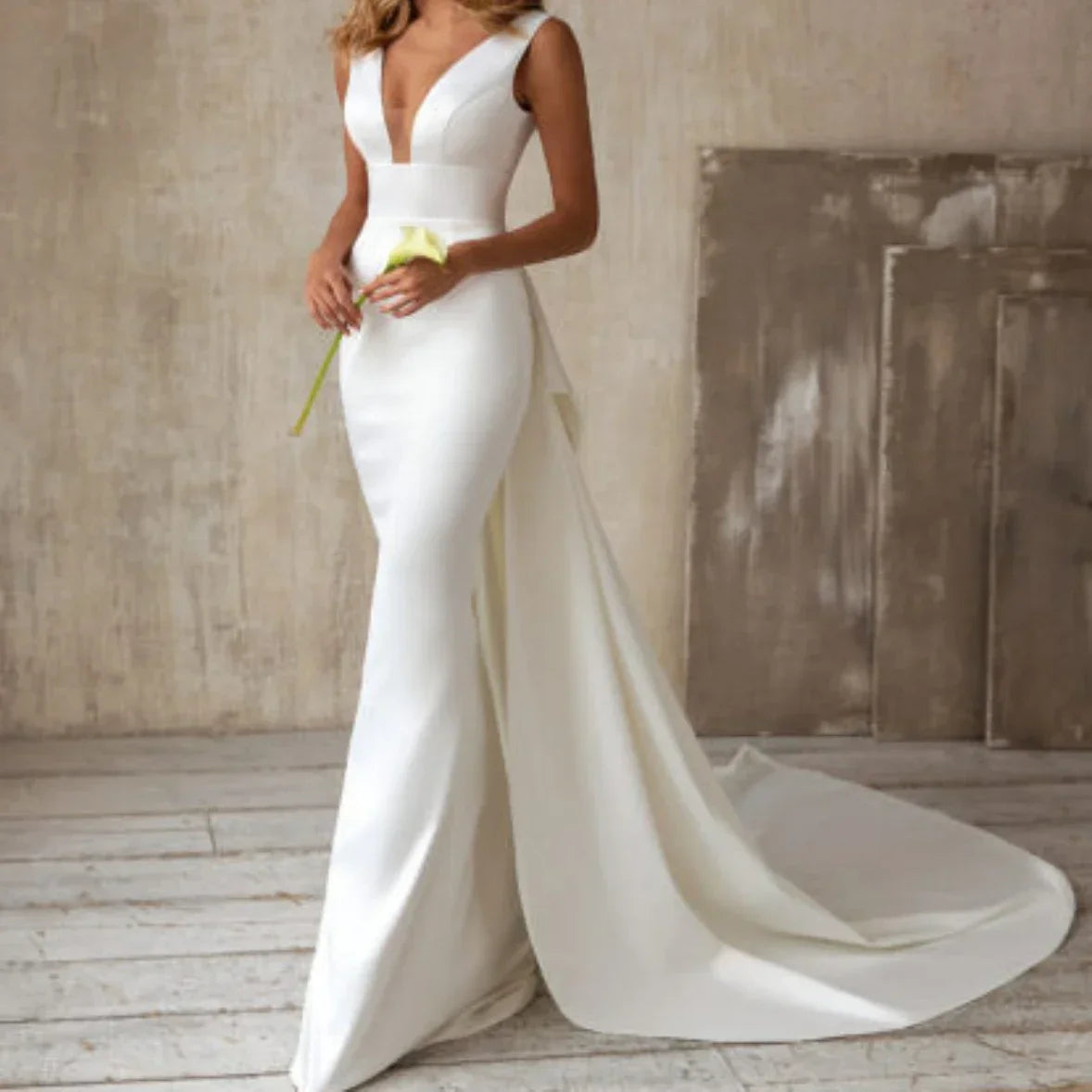 Women's Long White Dress